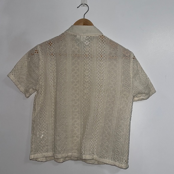 TWIK WOMEN’S EYELET BLOUSE - Picture 4 of 7